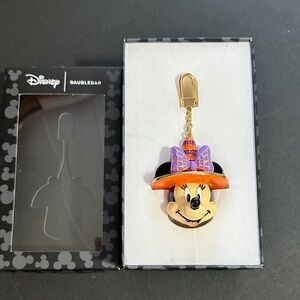 Disney Baublebar Halloween Minnie Mouse key chain and bag charm